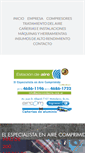 Mobile Screenshot of estaciondeaire.com.ar
